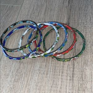 Floral Bracelet Multi-Colored